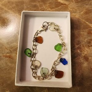 Beachglass bracelet